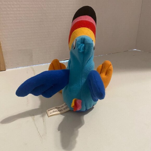 Vtg 1997 Kelloggs Toucan Sam Plush Stuffed Animal 6” Sitting Cereal Mascot - Picture 5 of 5